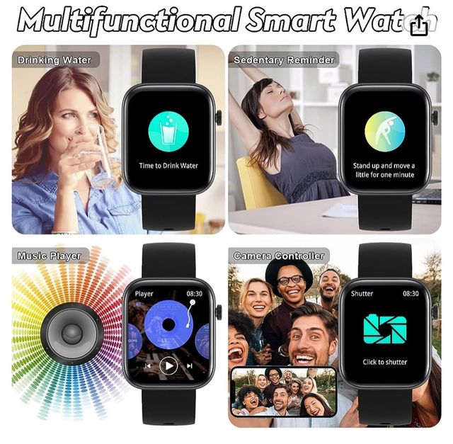 SMART WATCH YOUR FITNESS TRACKER (NEGRO)