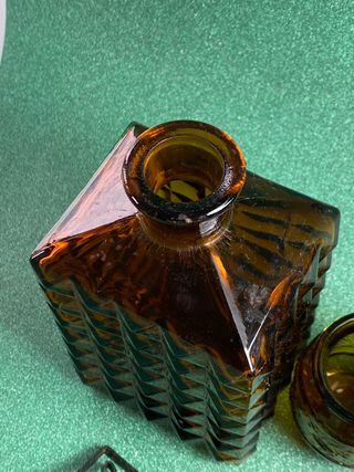 LICORERA CONJUNTO VASOS VINTAGE BOTELLA ANTIGUA