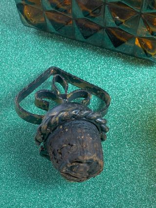 LICORERA CONJUNTO VASOS VINTAGE BOTELLA ANTIGUA