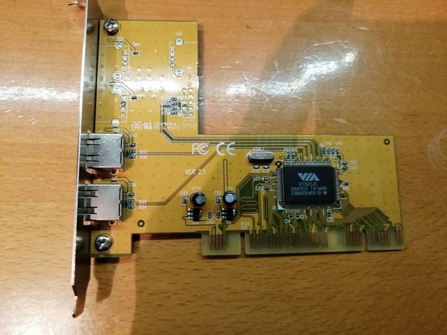 Scheda PCI USB 2.0 con 2 porte