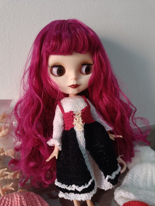 Blythe fake con cara mate y cuerpo pure neemo