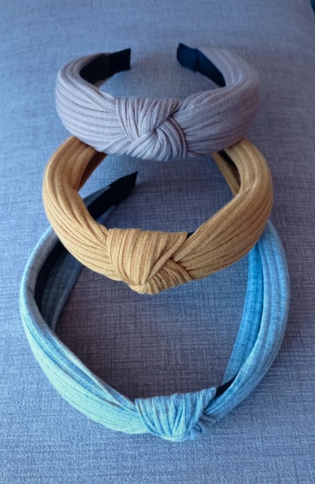 3 diademas nuevas sin usar