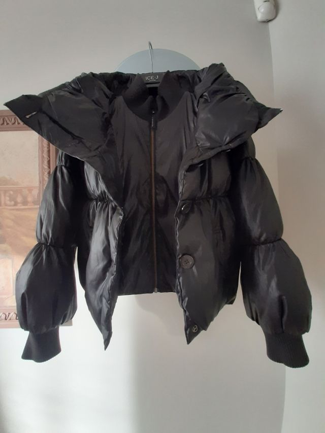 Piumino nero Sisley anni 14