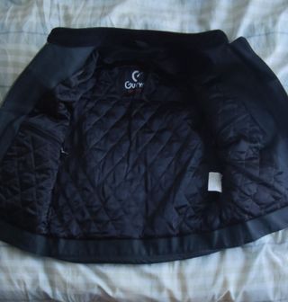 Chaqueta cuero mujer tipo moto (sin protecciónes)