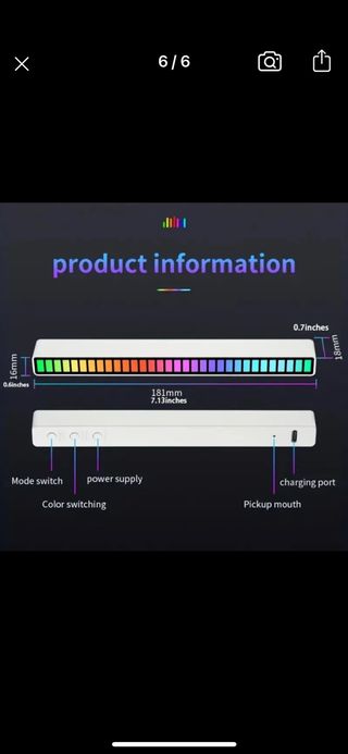 Luces led Rgb control de sonido