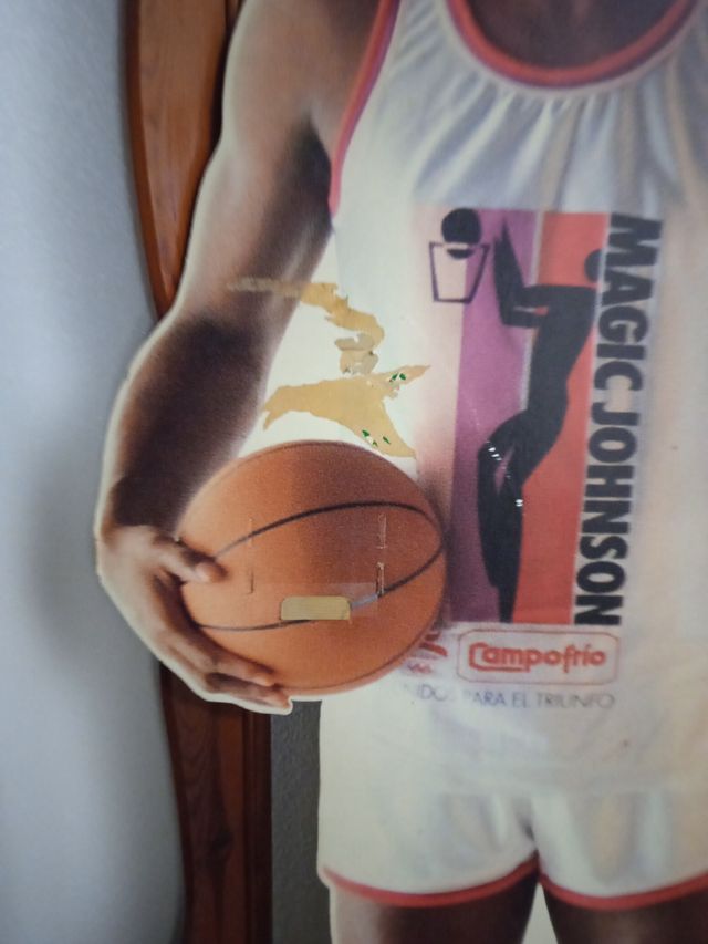 Cinta VHS y carton  2 mt Magic Earvin Johnson