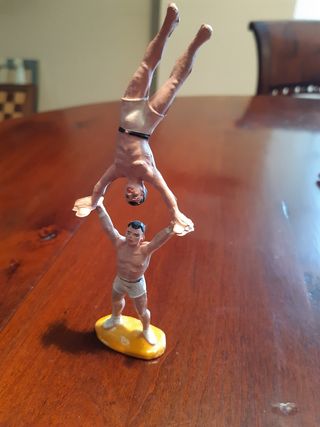 Figuras de goma circo Jecsan años 50