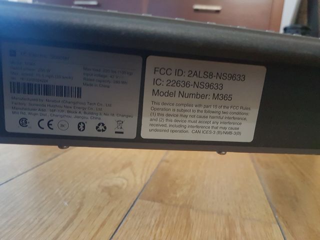 Patinete Scooter XIAOMI M365