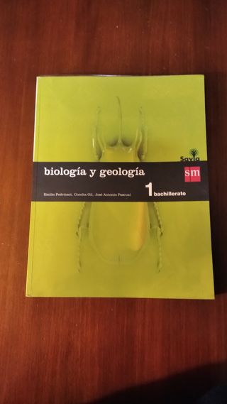 Libro de Biología y geología 1° bachillerato sm