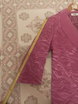 Traje chaqueta rosa fucsia