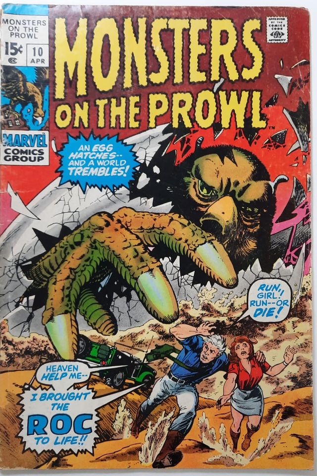 Cómic original USA Monsters on the prowl #10, 1971