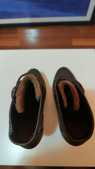 Botines marrones con plataforma