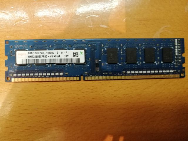 2 RAM PC3 Rx8 10600U