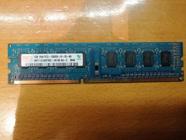 2 RAM PC3 Rx8 10600U