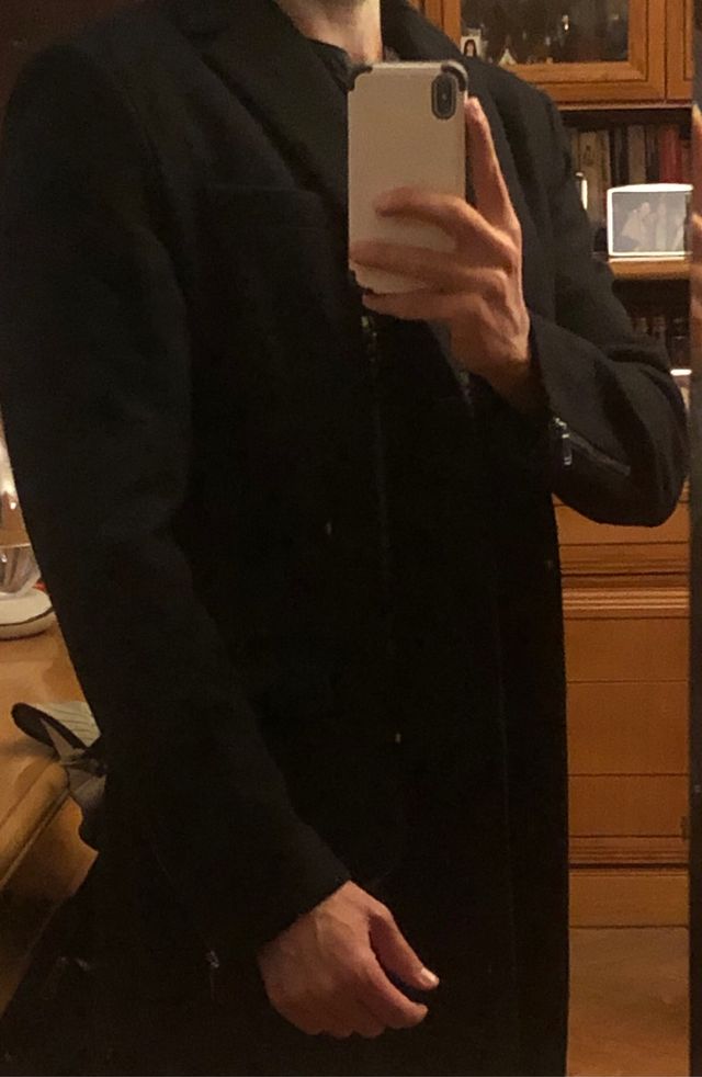 •Abrigo 3/4 Bikkembergs con chaleco incorporado.