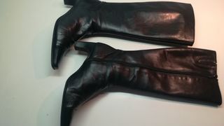 Botas de Piel Negras