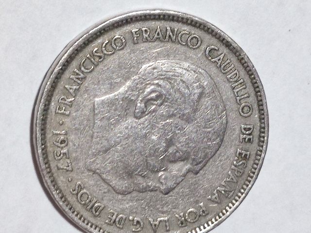 25 pesetas de Franco