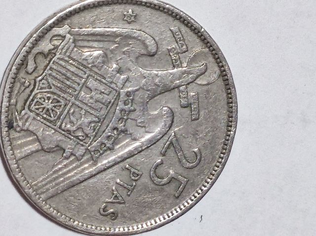 25 pesetas de Franco