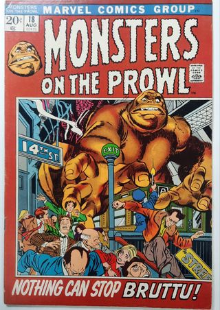 Cómic original USA Monsters on the prowl,#18,1972