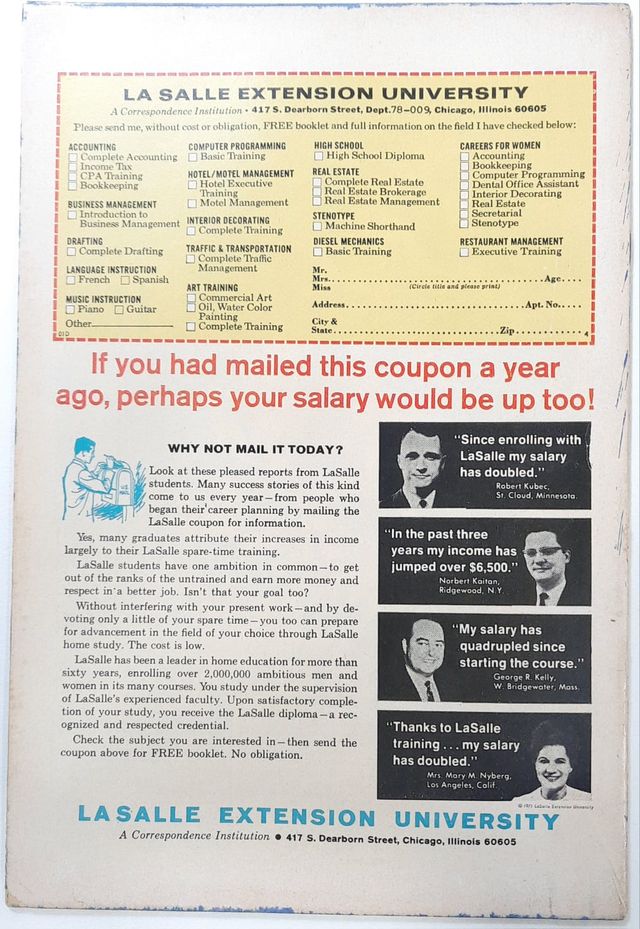 Cómic original USA Monsters on the prowl,#18,1972