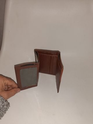 Cartera piel