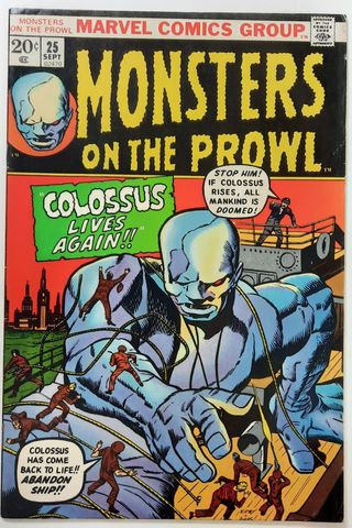 Cómic original USA Monsters on the prowl,#25, 1973