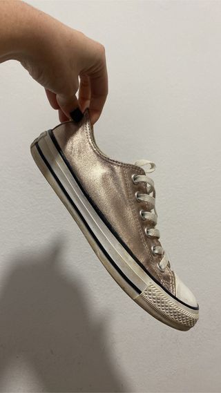 Converse shop rosa metallico