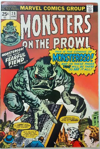 Cómic original USA Monsters on the prowl,#28, 1974