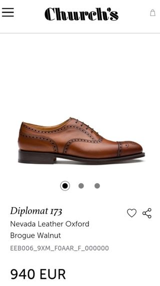 Zapatos de cordones Church's