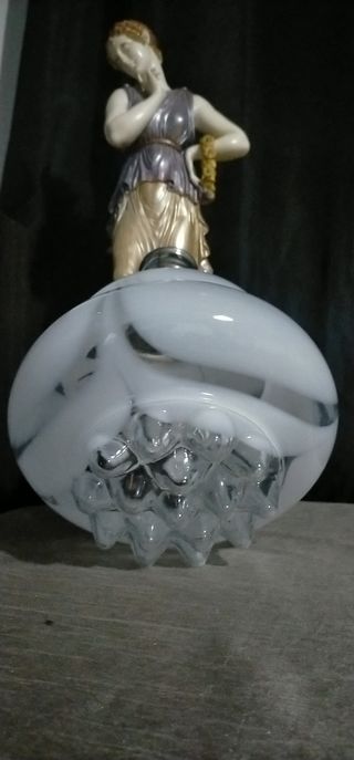 LÁMPARA DE TECHO CRISTAL DE MURANO 