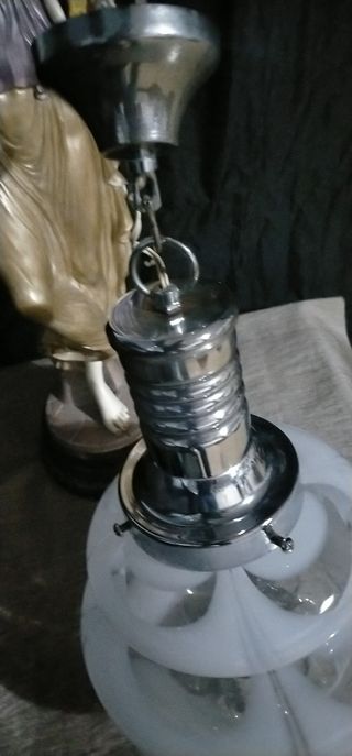 LÁMPARA DE TECHO CRISTAL DE MURANO 