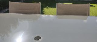 Mesa terraza con 4 sillas y 2 sillones