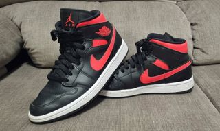 NIKE air jordan 1 mid siren red