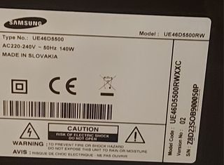 T-CON Samsung tv UE46D5500
