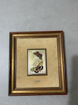 Quadro con rifiniture in argento