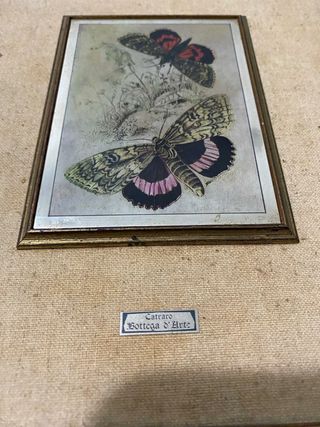 Quadro con rifiniture in argento