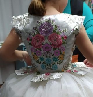 Corpiño de fallera de niña