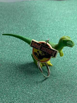 LLAVERO ANTIGUO JURASSIC PARK DINOSAURIO KEY CHAIN