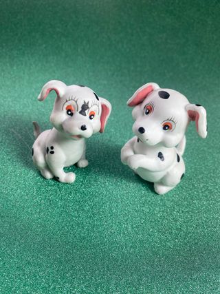 PAR DE FIGURAS DE LOS 101 DALMATAS