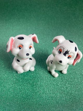 PAR DE FIGURAS DE LOS 101 DALMATAS