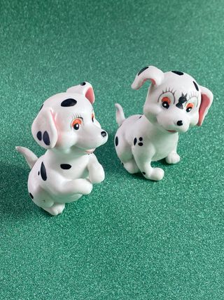 PAR DE FIGURAS DE LOS 101 DALMATAS