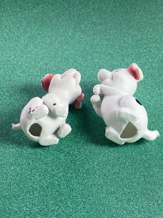 PAR DE FIGURAS DE LOS 101 DALMATAS