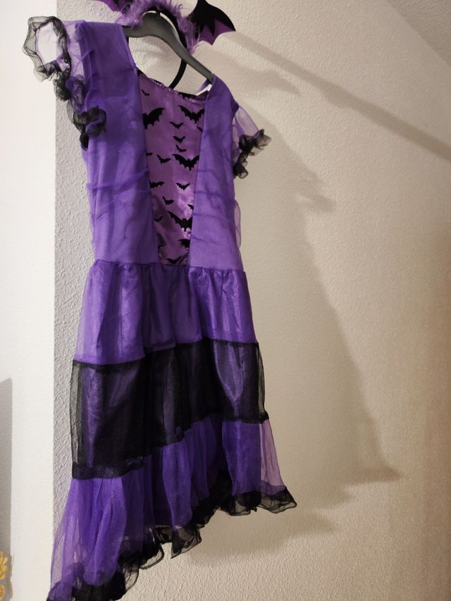 Disfraz Halloween vampiresa niña talla 140