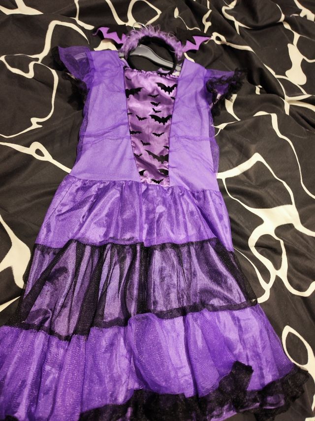 Disfraz Halloween vampiresa niña talla 140