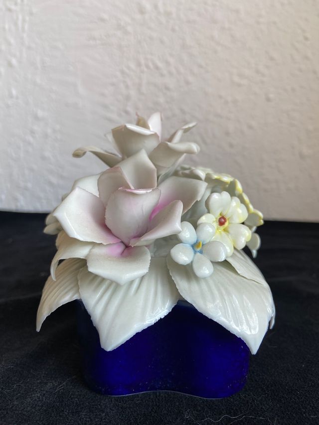 flores de porcelana Capodimonte