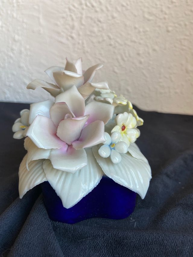 flores de porcelana Capodimonte