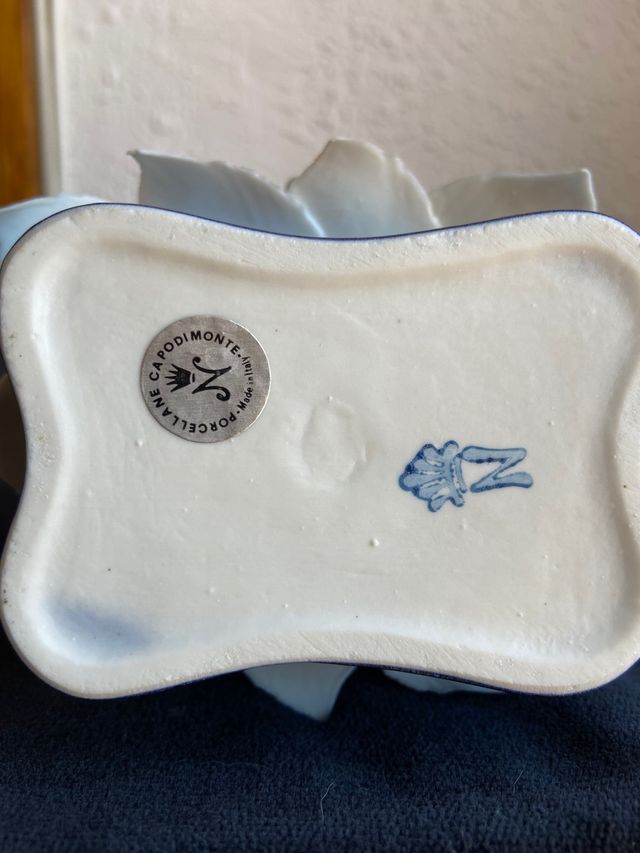 flores de porcelana Capodimonte