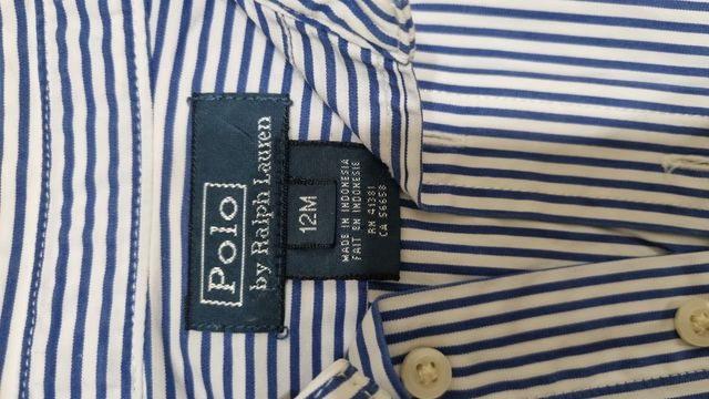 Camisa Ralph Lauren 12meses