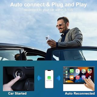 Adaptador CarPlay Inalambrico iPhone,5GHZ NUEVO