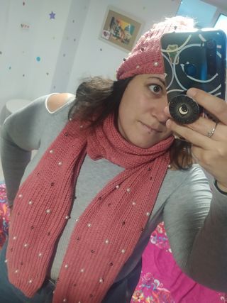 Conjunto gorro y bufanda 